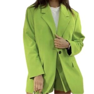 Vibrant Green Blazer